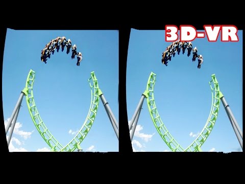 3D Roller Coasters VR Videos 3D SBS Google Cardboard VR Experience VR Box Virtual Reality Video 