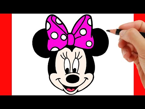 HOW TO DRAW MINNIE MOUSE 