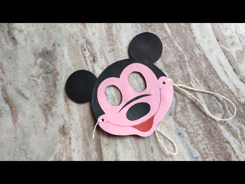 Mickey Mouse Mask Making Idea For Parties 
