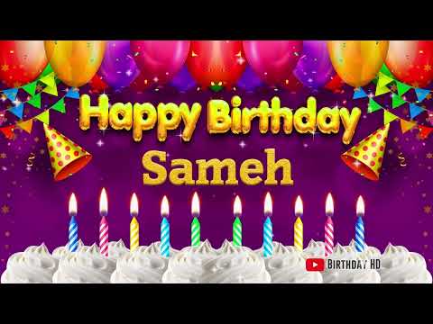 Sameh Happy Birthday To You Happy Birthday Song Name Sameh 