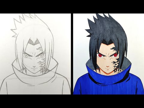 How To Draw Sasuke Uchiha Naruto 