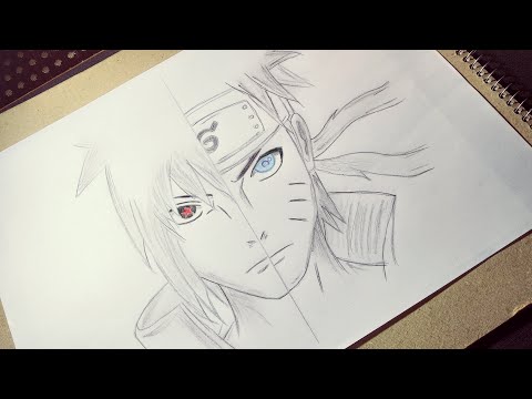 Speed Drawing Sasuke And Naruto Drawing HD 