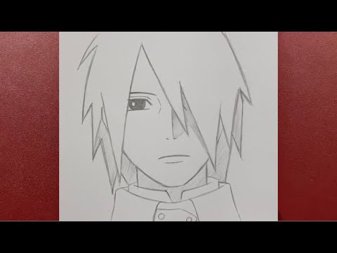 Anime Drawing How To Draw Adult Sasuke Easy Step By Step 