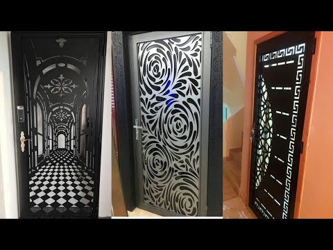 كتالوج أبواب حديد ليزر CNC تصميم جديد 2020 