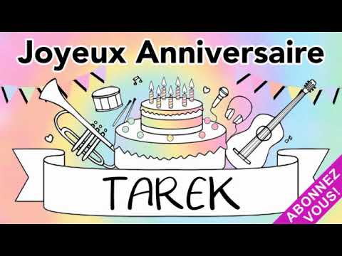 NOUVEAU Joyeux Anniversaire Tarek Guitare Jazz Manouche Tareck 