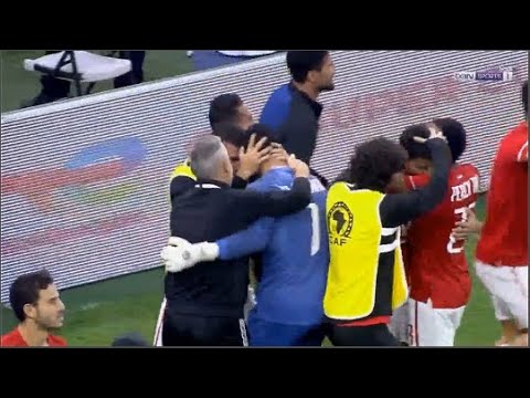 ركلات الترجيح لمباراة الأهلي والرجاء البيضاوي 6-7 والأهلي يتوج بطلا لكأس السوبر الأفريقي 