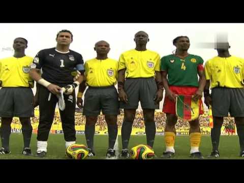 الشوط الأول من مباراة مصر و الكاميرون 2 4 فى دور المجموعات من كأس الامم الافريقيا غانا 2008م 