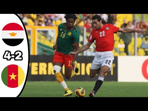 ملخص مباراة مصر والكاميرون 4 2 دور المجموعات كاس امم افريقيا 2008 تعليق عربي HD 