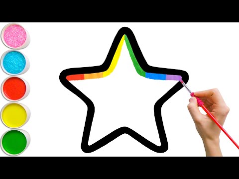 Drawing Ideas With Basic Shapes For Toddlers Rainbow Little Star 33 