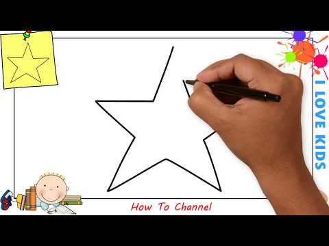 How To Draw A Star EASY Step By Step For Kids Beginners Children 1 
