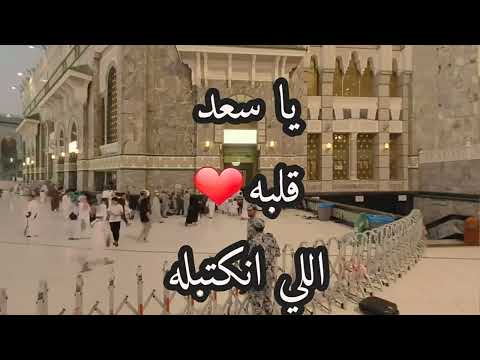 سيدنا النبي اخد الجمال كله يا سعد قلبه مع الكلمات وبجودة 1080p ل سامح عبد الحميد 