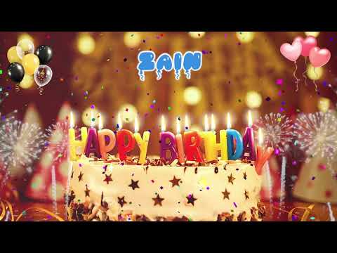 ZAIN Happy Birthday Song Happy Birthday Zain اغنية عيد ميلاد العربي 