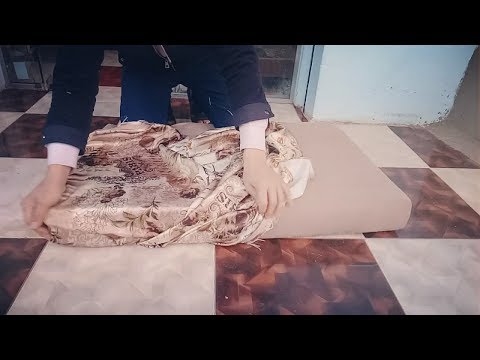 عمل كسوة مودرن لشلتة الانترية لسهولة الغسيل طريقة سهلة وسريعةHow To Sew An Easy Sofa Cover 