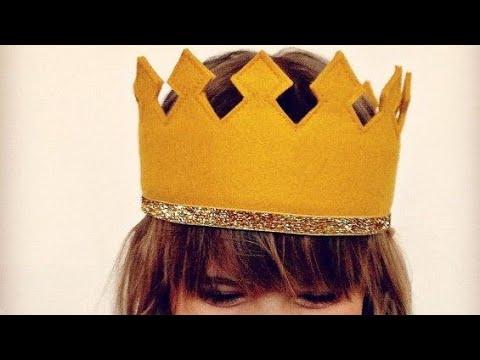 افكار لعمل تاج بالفوم تاج من الفوم How To Make Foam Crown 