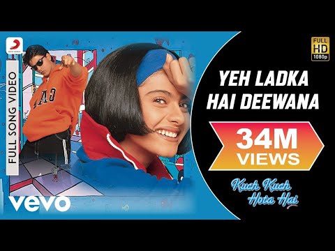 Yeh Ladka Hai Deewana Full Video Kuch Kuch Hota Hai Shah Rukh Khan Kajol Udit Narayan 