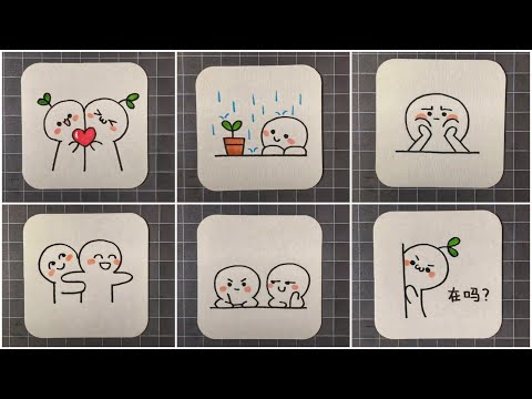How To Draw Cute Sticker Simple Sticker Drawing 