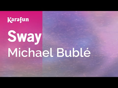Sway Michael Bublé Karaoke Version KaraFun 