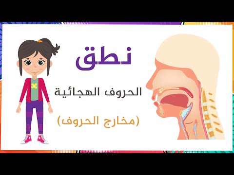 تعليم نطق اسماء الحروف الهجائية و تعلم مخارج الحروف في فيديو واحد أسهل وأيسر طريقة 