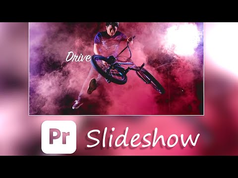 عرض شرائح احترافي لعرض الصور، Adobe Premiere Slideshow Adobe Premiere 