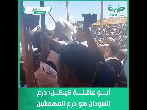 قائد قوات درع السودان أبوعقلة ككل درع السودان هو درع المهمشين 