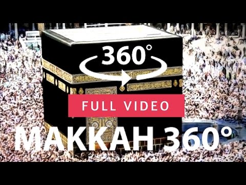 Mecca Makkah Kaaba Masjid FULL Mosque Saudi Arabia 4K HD 360 VR Virtual Reality 3D Video 2022 