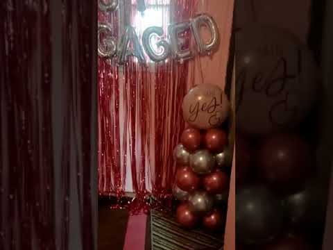 كوشه خطوبه بالبلالين Engagement Party Balloon 