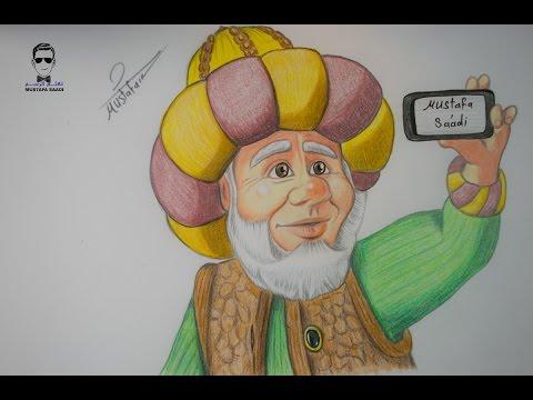 تعليم الرسم تعلم رسم شخصيات الاقزام في فواصل رمضان 