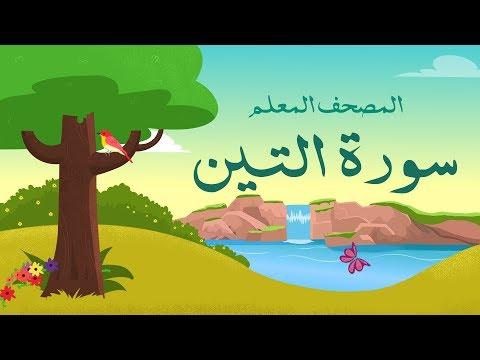 سورة التين مكرره 3 مرات المصحف المعلم للشيخ المنشاوي 