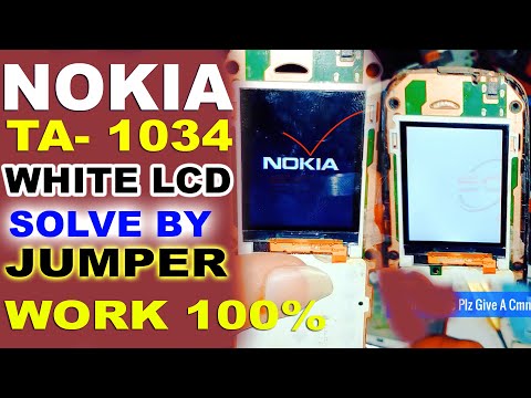 Nokia 105 TA 1034 White Display Problem Solution Jumper Ways 100 Work New Ways 