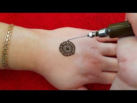 نقش حناء سهل جدا للمبتدئين Very Easy And Simple Henna Drawing 